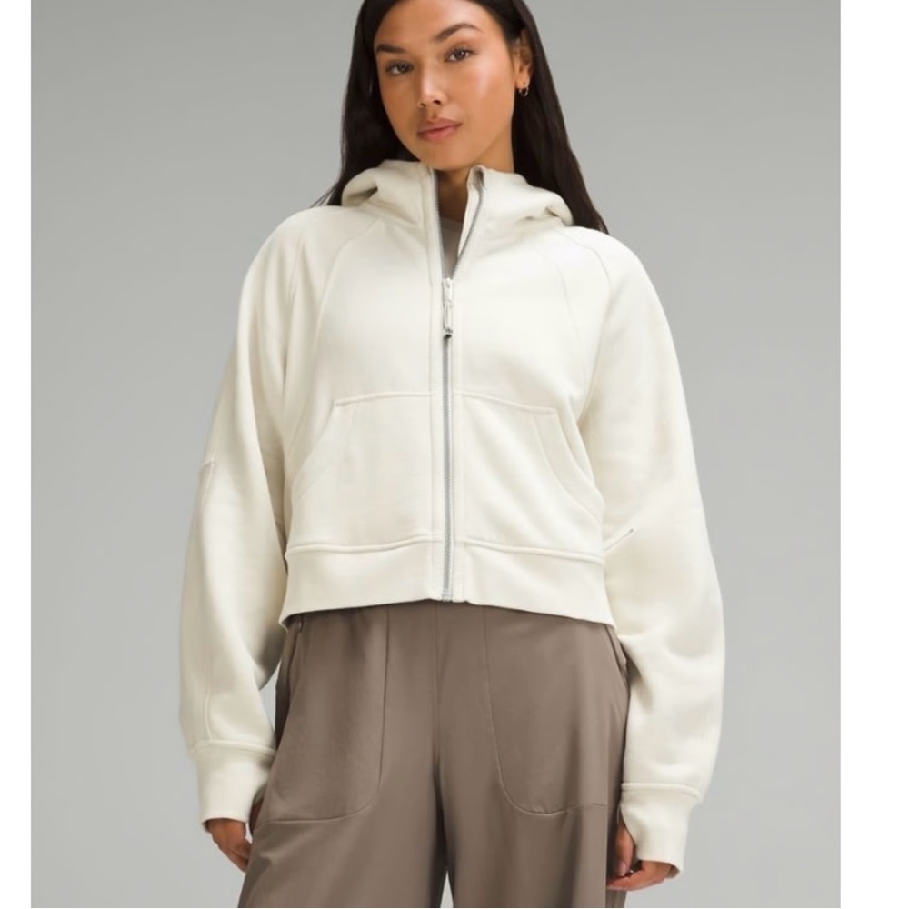 Lululemon Oversized Full Zip Hoodie Bone